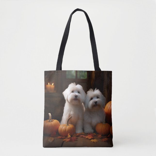 Coton De Tulear Welppy Autumn Delight Pumpkin (Vorderseite)