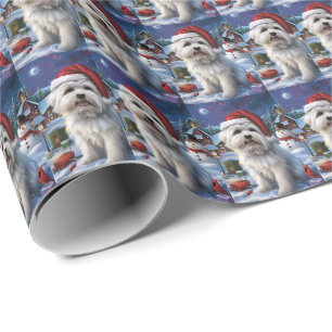 Coton De Tulear Winter Wonderland Christmas Joy Geschenkpapier