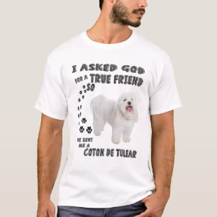 Coton De Tulear Zitat Mama Vater Kostüm, Niedlich  T-Shirt
