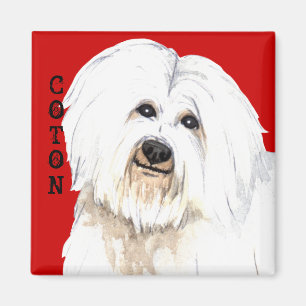 Coton-Farbblock Magnet