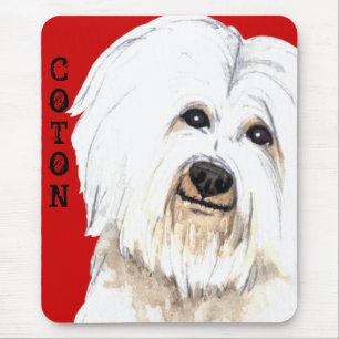 Coton-Farbblock Mousepad