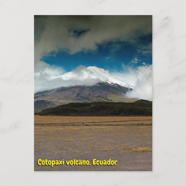 Cotopaxi Ecuador Postkarte (Vorderseite)