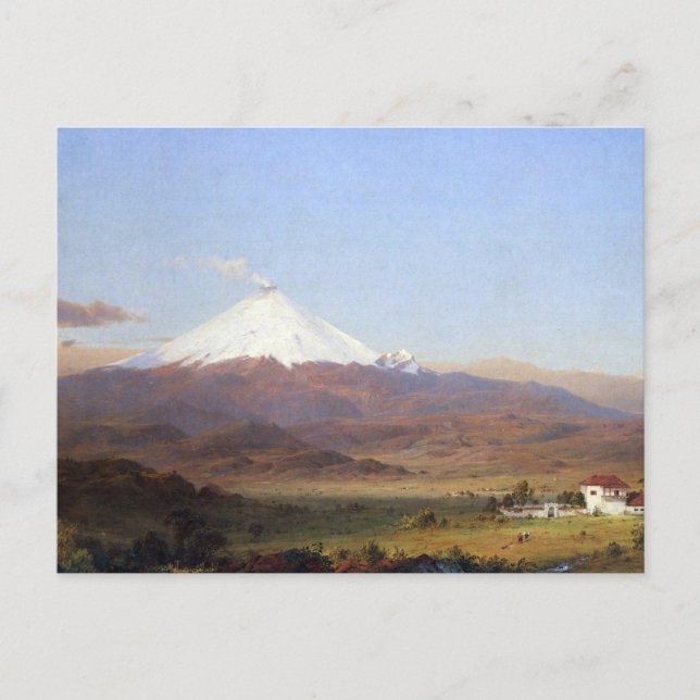 Cotopaxi, Ecuador von Frederick Edwin Church Postkarte (Vorderseite)