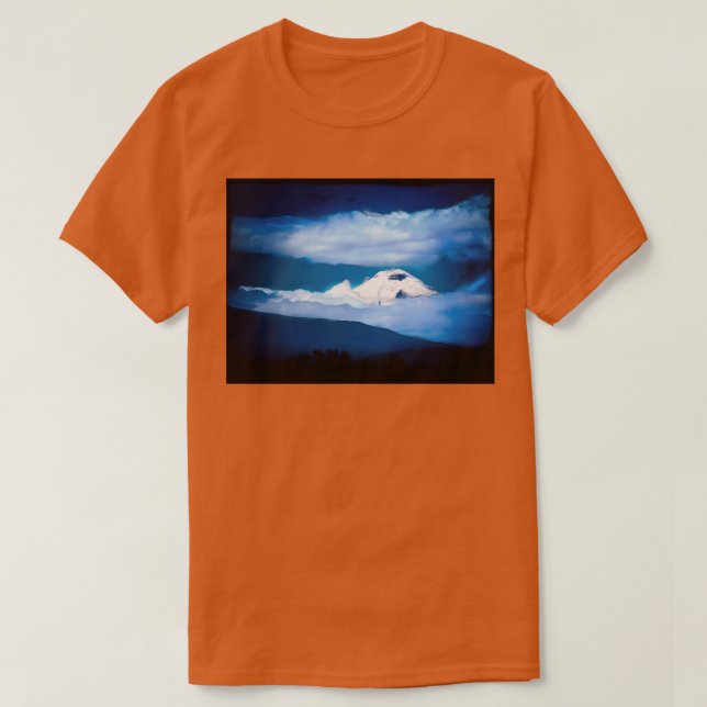 Cotopaxi ist schön und gefährlich T-Shirt (Design vorne)