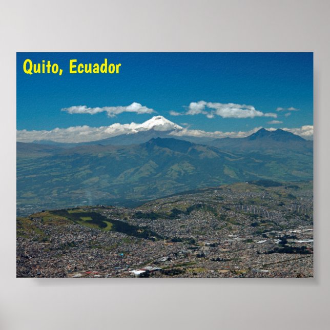 Cotopaxi & Quito Poster (Vorne)