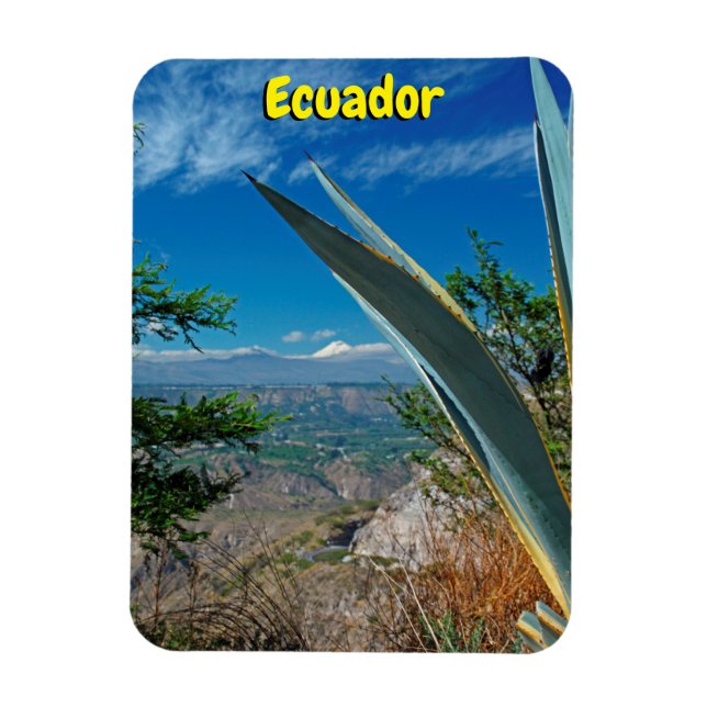 Cotopaxi-Vulkan, Ecuador Magnet (Vertikal)