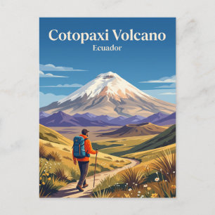 Cotopaxi Vulkan Ecuador Postkarte