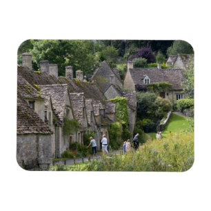 Cotswold-Stein-Cottages im Dorf Magnet