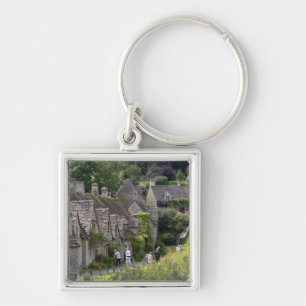 Cotswold-Stein-Cottages im Dorf Schlüsselanhänger