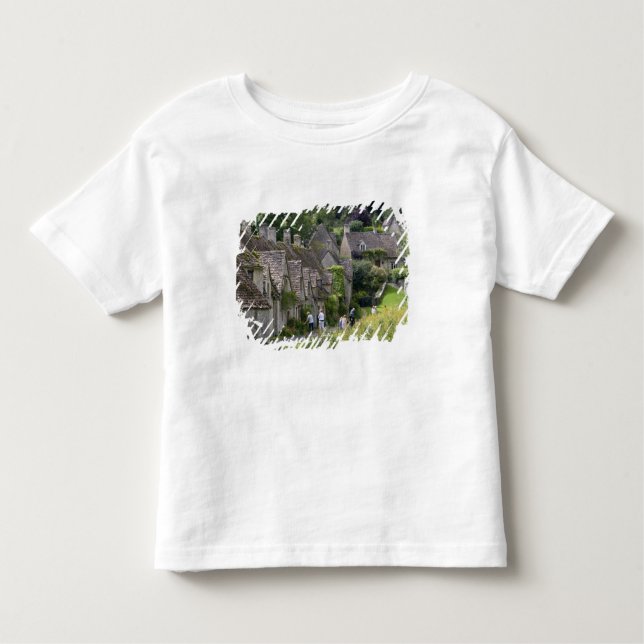 Cotswold Stein Hütten im Dorf Kleinkind T-shirt (Vorderseite)