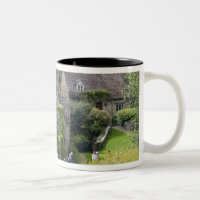 Cotswold Stein Hütten im Dorf