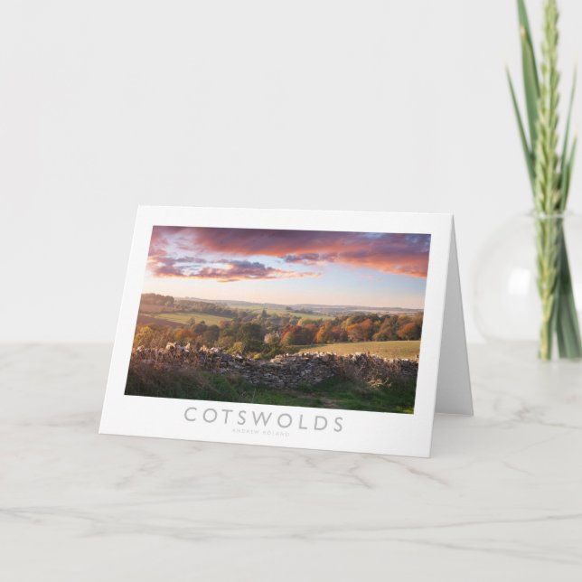 Cotswolds Dankeskarte (Vorderseite)