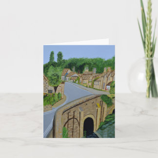 Cotswolds-Dorf England Einladungskarte 