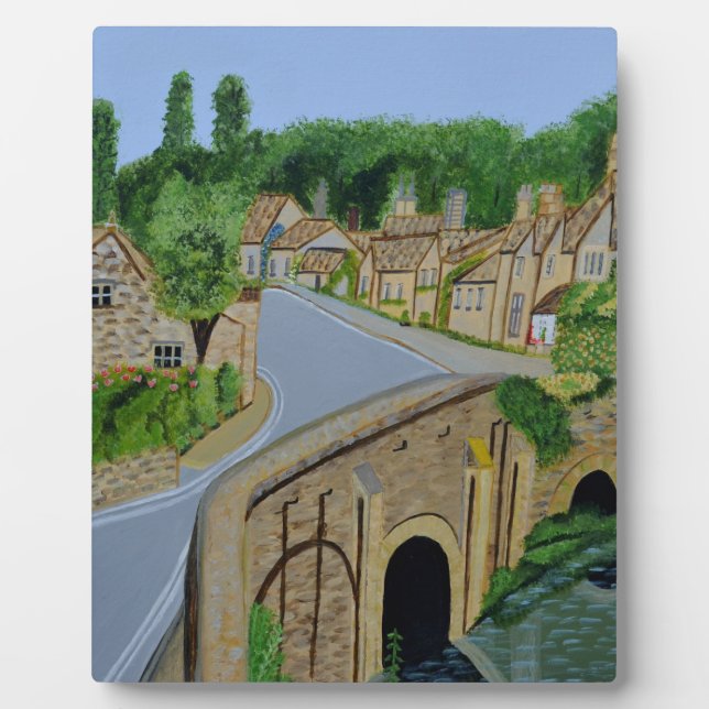 Cotswolds England Fotoplatte (Vorderseite)