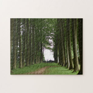 Cotswolds Forest Lush Green Trees Landschaft Verei Puzzle