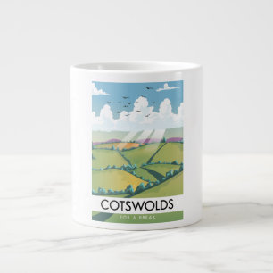 Cotswolds für eine Pause. Jumbo-Tasse
