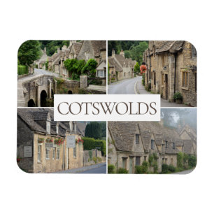 Cotswolds Landschaften sammeln Foto für Reisen Magnet