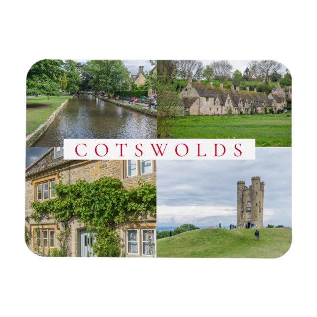 Cotswolds Souvenir-Kühlschrankmagnet Magnet (Horizontal)