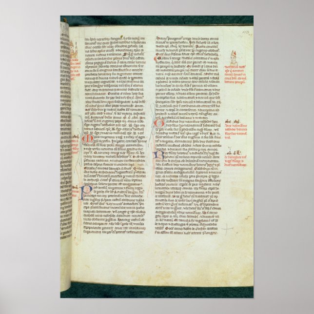 Cott Nero D II f.114 Adrian IV Poster (Vorne)