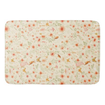 Cottage core Bath Mat - Blumen Eleganz und Komfort