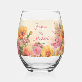 Cottage-Core-Frühjahrssonne Weinglas Ohne Stiel