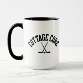 Cottage Core hockey heated rivalry mug Tasse