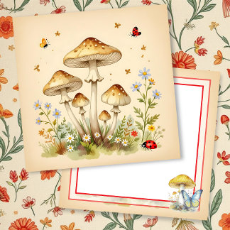 Cottage Core | Märchen-Themen-Decke Mitteilungskarte