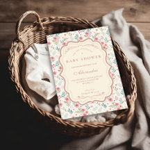 Cottage Garden Antique Baby Shower