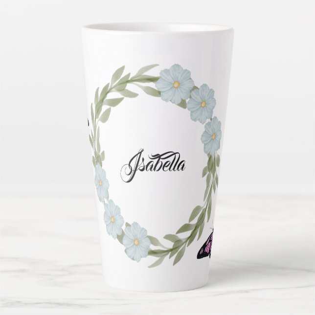 Cottage Garden bouquet Flowers Milchtasse (Vorderseite)