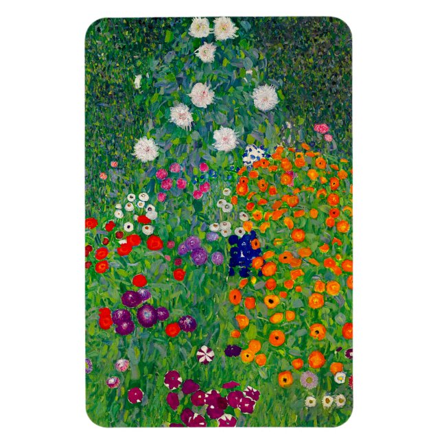 Cottage Garden Gustav Klimt Magnet (Vertikal)
