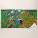 Cottage Garden Gustav Klimt Strandtuch<br><div class="desc">Cottage Garden Gustav Klimt</div>