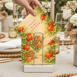 Cottage Garden Tomato Baby Shower Serviette