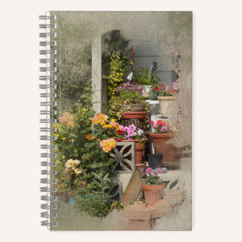 Cottage-Garten-Notizbuch Notizbuch
