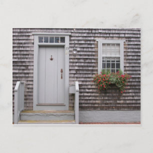 Cottage Grau Postkarte