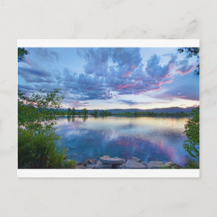 Cottage Lake View Postkarte