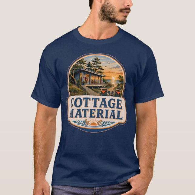 COTTAGE MATERIAL GAY QUEER T-Shirt (Vorderseite)