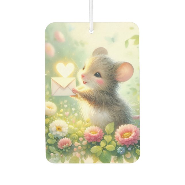 Cottage Mouse Love Letter Meadow Autolufterfrischer (Vorderseite)