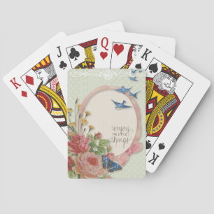 Cottage Rose Classic Playing Cards Spielkarten
