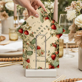 Cottage Strawberry Woodland Baby Shower Serviette