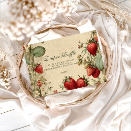 Cottage Strawberry Woodland Diapper Raffle  Begleitkarte