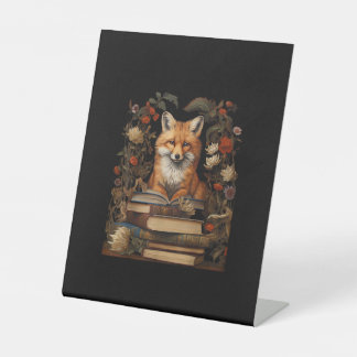 Cottagecore-Ästhetik Buchliebhaber Goblincore Retr Sockelschild