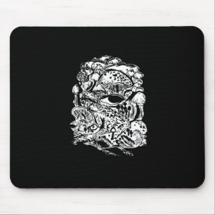 Cottagecore-Ästhetik-Frosch-Pilz-Goblincore-Cre Mousepad