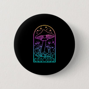 Cottagecore-Ästhetik Goblincore Pilz Academia Button