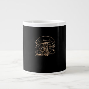 Cottagecore-Ästhetik Goblincore Pilz Schnecke Jumbo-Tasse