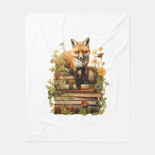 Cottagecore-Ästhetik mit Buch Cute Goblincore Cr Fleecedecke