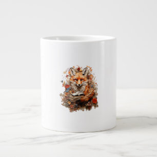 Cottagecore-Ästhetik mit Buch Cute Goblincore Jumbo-Tasse