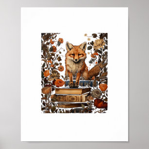 Cottagecore-Ästhetik mit Buch Cute Goblincore Mi Poster