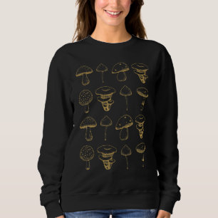Cottagecore-Ästhetik Pilz Dark Academia Goblincore Sweatshirt