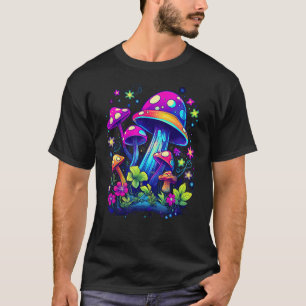Cottagecore-Ästhetik Pilz Dark Goblincore Floral T-Shirt