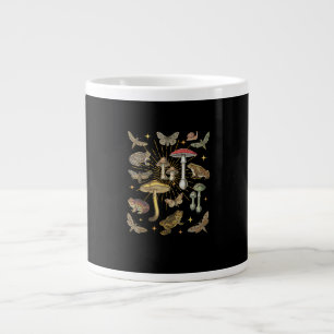 Cottagecore-Ästhetik Pilz Frosch Schmetterling Gob Jumbo-Tasse